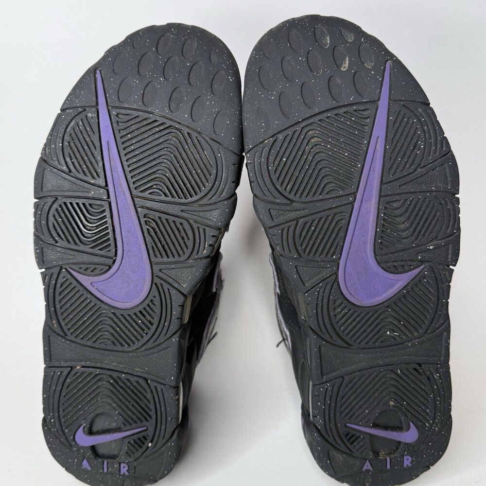 Nike Air More Uptempo 96 Shoes Black Action Grape DV1879-001 Mens Size 8 - Picture 9 of 13